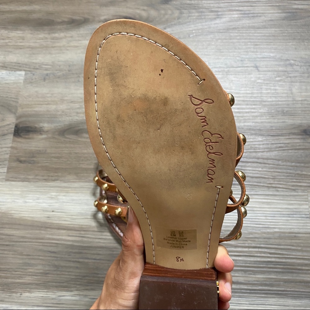 Sam Edelman Studded Juniper Heeled Sandals sz 8.5 - Picture 8 of 13